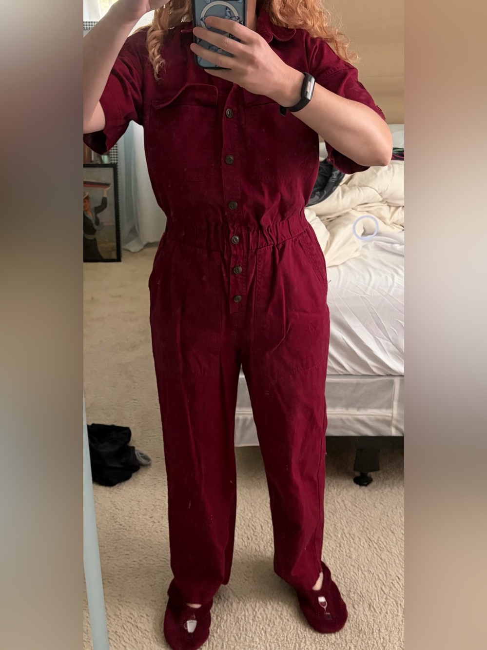 Universal Thread 4 maroon jumpsuit S M
